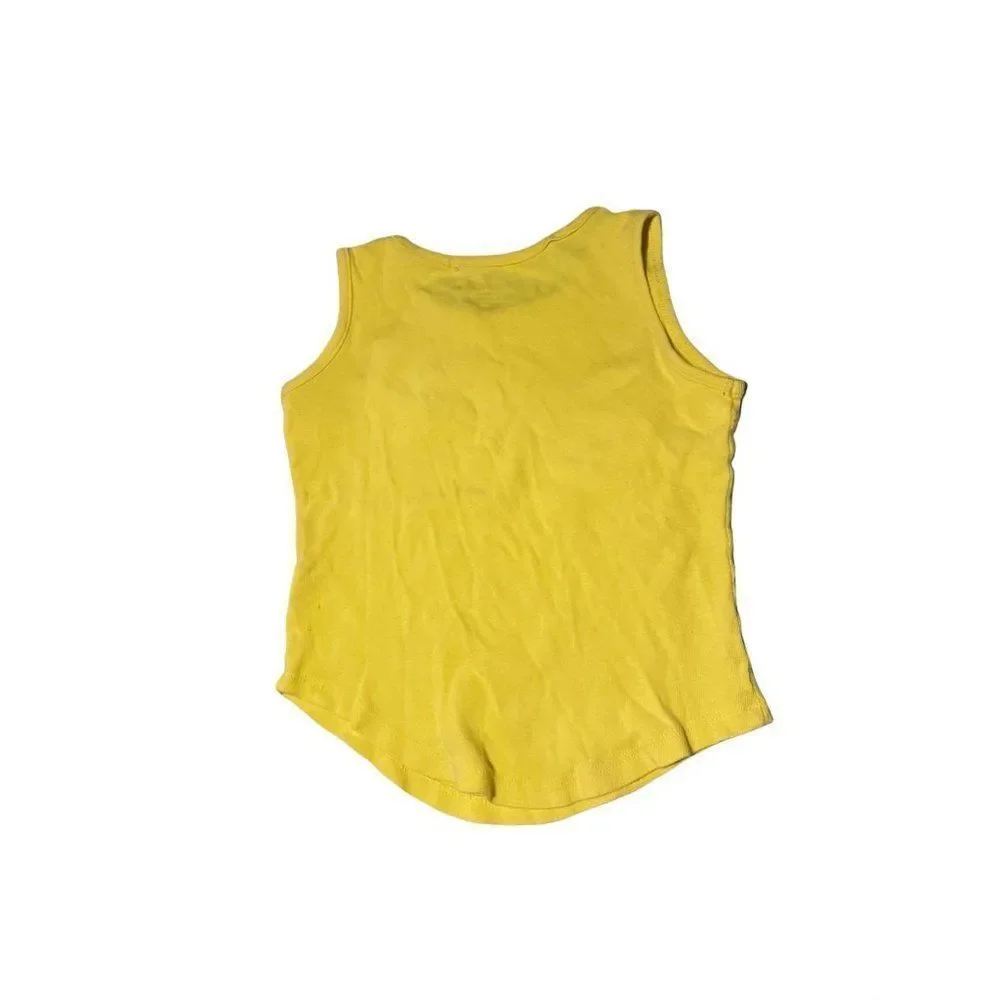 Dreamstar Grey Yellow Sleeveless Strong Girl Love Pullover Tank Set Size Large